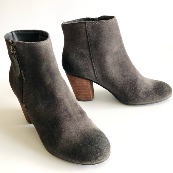 BP Trolley Suede Ankle Booties - Picture 1 of 13